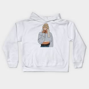 FALL GIRL BEANIE Kids Hoodie